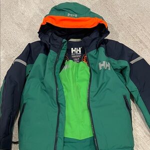 Helly Hansen Vibrant Green and Bold Orange Jacket